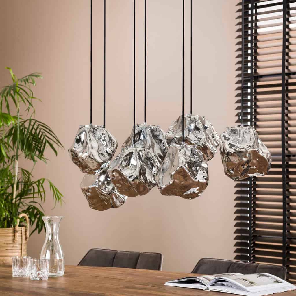 Hanglamp 7L Stone
