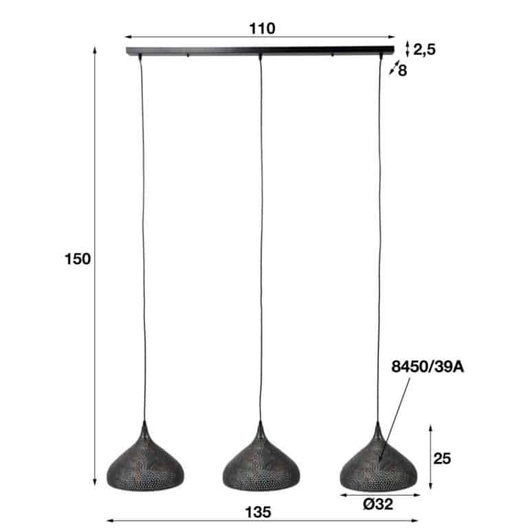 Hanglamp 3L Punch Hopper Hanglamp 3L Punch Hopper