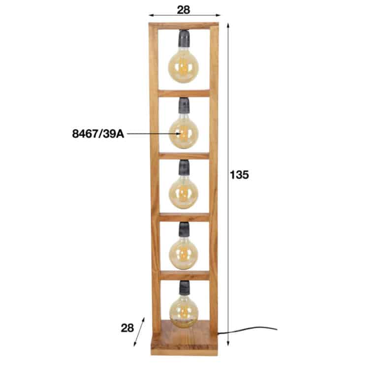 Vloerlamp 5L Oaken Vloerlamp 5L Oaken