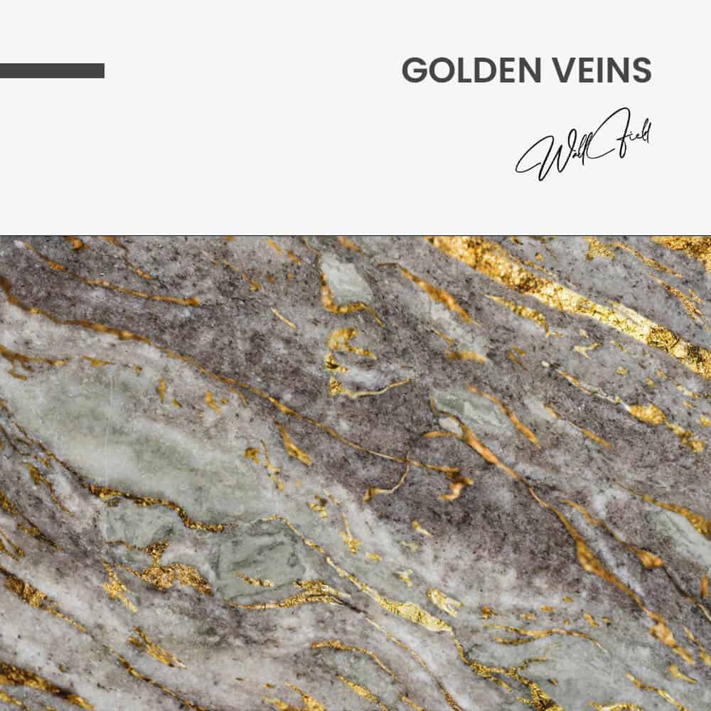 Golden Veins - Glass