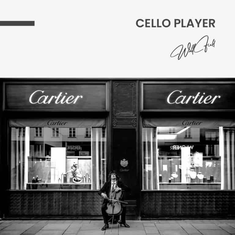 Cello Player – Glass Cello Player – Glass