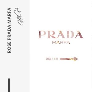 Rose Prada Marfa - Glass
