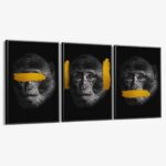 Bundle: "3 Wise Monkeys" (3x)