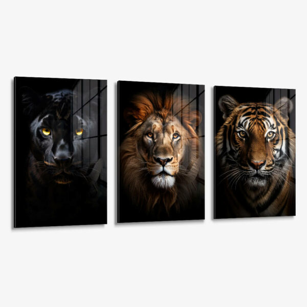 Bundle: "Big Cats" (3x) – Glas