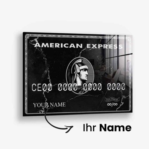 Custom Amex - Glass