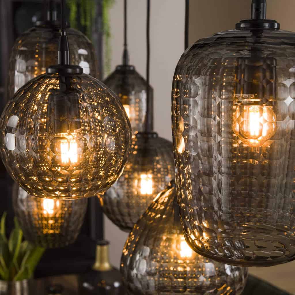 Hanglamp 4+3 mix esagonale