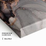 "Grey & Gold Abstract Marble" – Bild 4