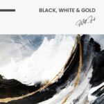 "Black.  White & Gold Abstract" – Bild 7