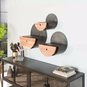 Wandschap Semicircle Ø30