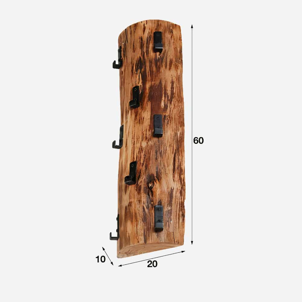 Kapstok Wooden air (6 haken)