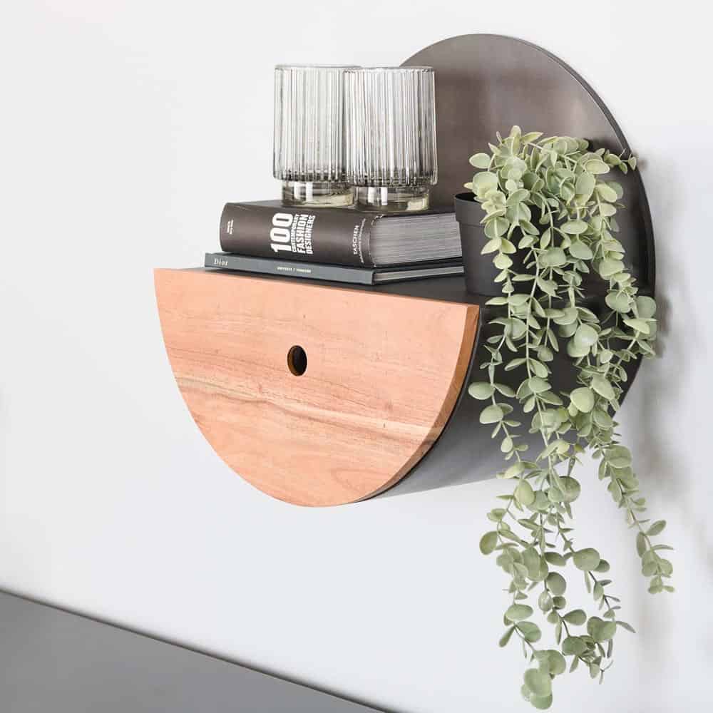 Wandschap Semicircle Ø40