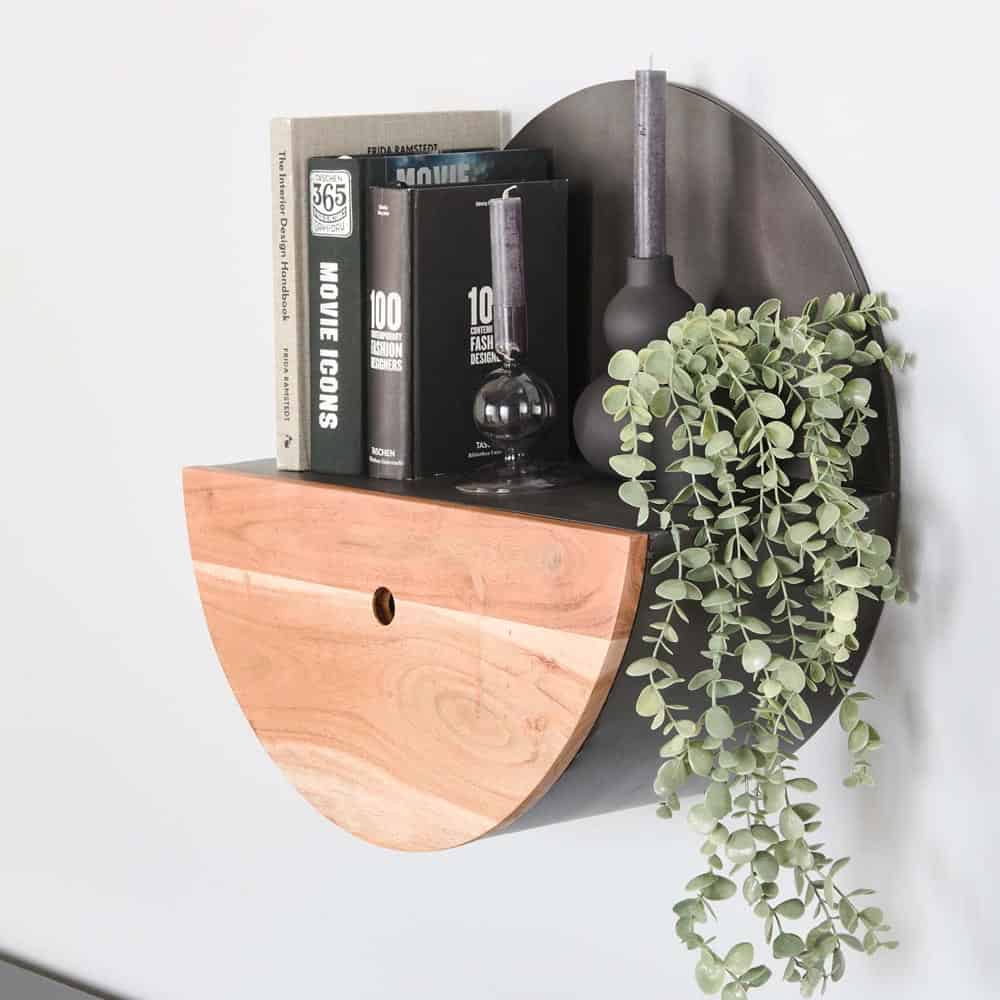 Wandschap Semicircle Ø50