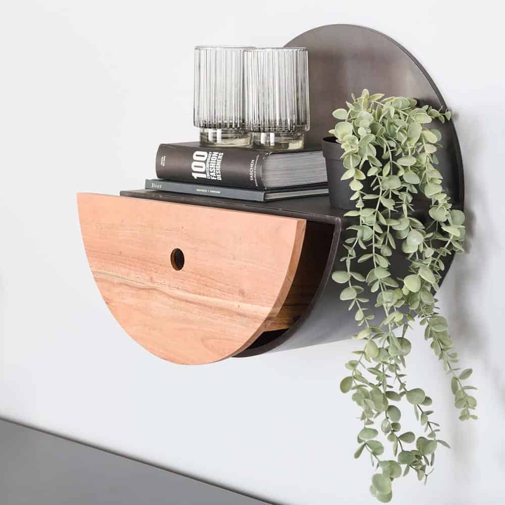 Wandschap Semicircle Ø40