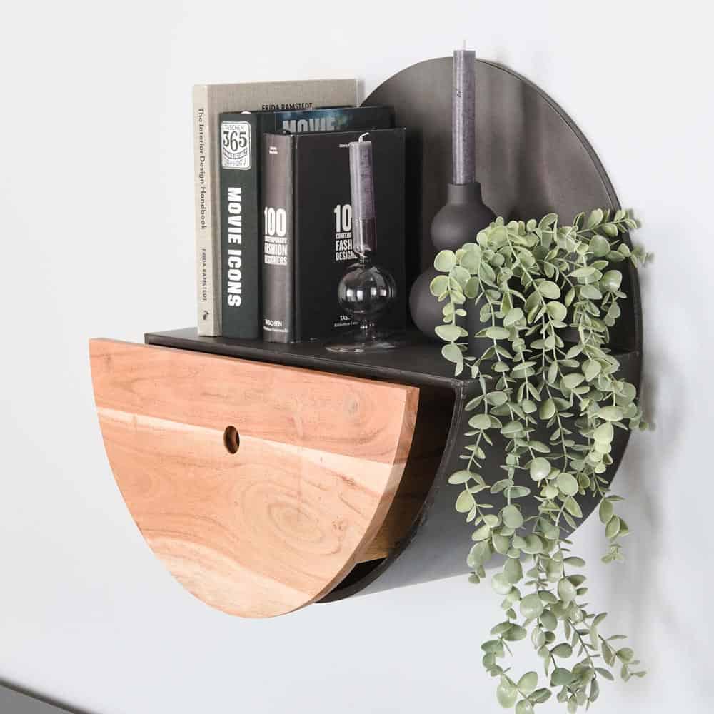 Wandschap Semicircle Ø50