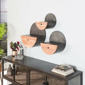 Wandschap Semicircle Ø40