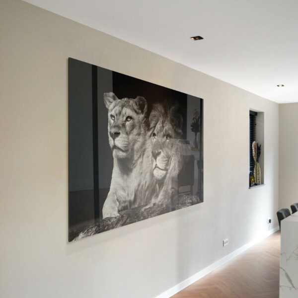 Lion Couple – Glass Lion Couple – Glass