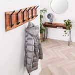 Doppelter Garderobenständer Long Wood (8 haken) – Bild 3