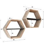 Wandschap Hexagon set/2 – Bild 5