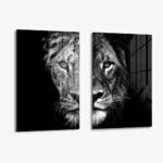 Bündel: "Lion & Lioness III" (2x) – Glas