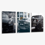 Bündel: "Three Cars" (3x) – Glas