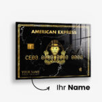 Custom AMEX (Gold) – Glas