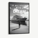 "Yacht Dream B&W"