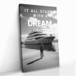 "Yacht Dream B&W" – Bild 2