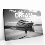 "Yacht Dream B&W (HZ)" – Bild 2