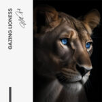 Gazing Lioness – Glas – Bild 5