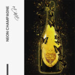 Neon Champagne – Glas – Bild 5