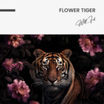 Flower Tiger – Glas – Bild 5