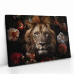 "Lion in Flowers" – Bild 2