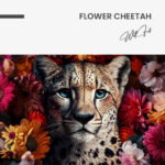 Flower Cheetah – Glas – Bild 5