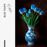Blue Tulips – Glas – Bild 5