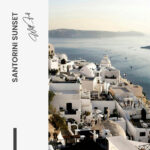 Santorini Sunset – Glas – Bild 5
