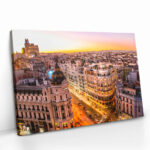 "Sunset view of Gran Via in Madrid" – Bild 2