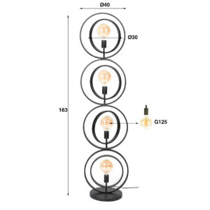 Vloerlamp 4L turn around XL 3