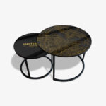 Couchtische Schwarz - Amsterdam Gold – Bild 2