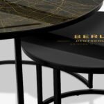 Couchtische Schwarz - Berlin Gold – Bild 3