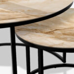 Couchtische Schwarz - Golden Veins – Bild 3