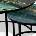 Couchtische Schwarz - Green Marble – Bild 3