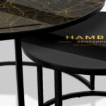 Couchtische Schwarz - Hamburg Gold – Bild 3