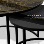 Couchtische Schwarz - Munchen Gold – Bild 3