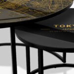 Couchtische Schwarz - Tokyo Gold – Bild 3