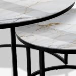 Couchtische Schwarz - White & Gold Marble – Bild 3