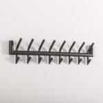 Kleiderschrank 2x8 Eck-Runddusche / Dunkelgrau Matt – Bild 3