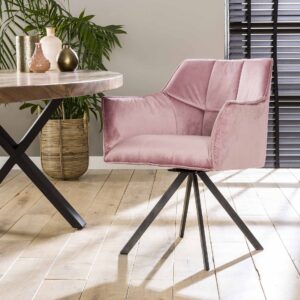 Sesselgitter drehbar. VPE2 / Rosa Samt