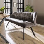 Esszimmer-Sofagitter / Anthrazit-Samt