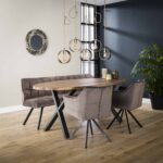 Esszimmer-Sofagitter / Anthrazit-Samt – Bild 5