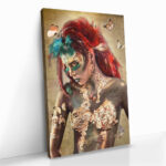 "Woman and Butterflies" – Bild 2